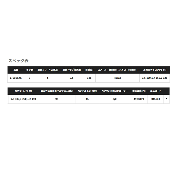 画像: ≪'22年4月新商品！≫ シマノ '22 BB-X リンカイ スペシャル 1700DXXG [4月発売予定/ご予約受付中] 【小型商品】