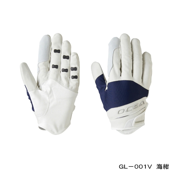 画像1: ≪'22年3月新商品！≫ シマノ オシア タフ グローブ GL-001V オシアネイビー Mサイズ [3月発売予定/ご予約受付中]