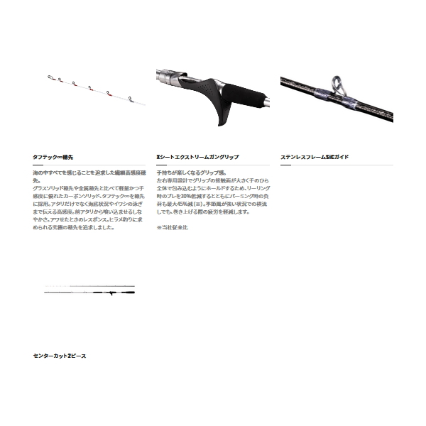 画像3: ≪'22年7月新商品！≫ シマノ '22 リアランサー ヒラメ 73 MH270/右 〔仕舞寸法 138.5cm〕 【保証書付き】 [7月発売予定/ご予約受付中]