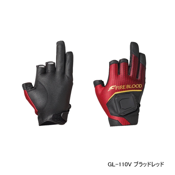 画像1: ≪'22年10月新商品！≫ シマノ リミテッドプロ タイタニューム・アルファ グローブ 3 GL-110V ブラッドレッド Lサイズ [10月発売予定/ご予約受付中]