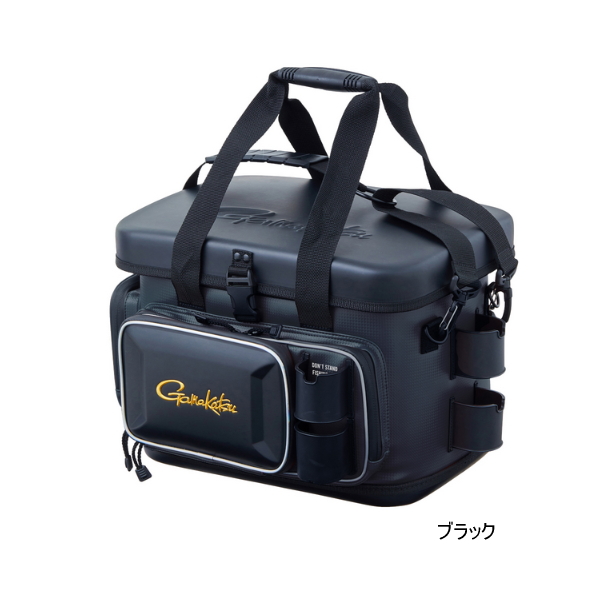 画像1: ≪'22年12月新商品！≫ がまかつ タックルバッグ GB-393 ブラック 20L [12月発売予定/ご予約受付中]