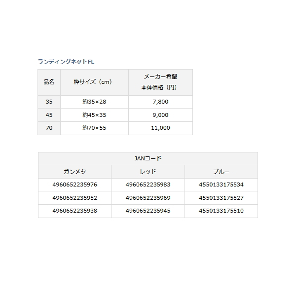 画像: ダイワ ランディングネット FL 70 レッド