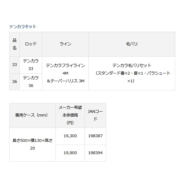 画像: ダイワ テンカラキット 33 〔仕舞寸法 45cm〕