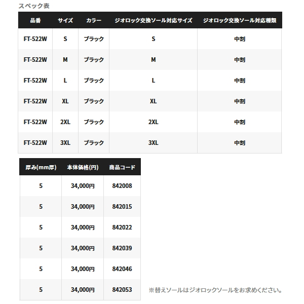 画像: ≪'23年3月新商品！≫ シマノ リミテッド プロ ジオロック 羊毛フェルト(中丸先ワイド) FT-522W ブラック 2XLサイズ [3月発売予定/ご予約受付中]