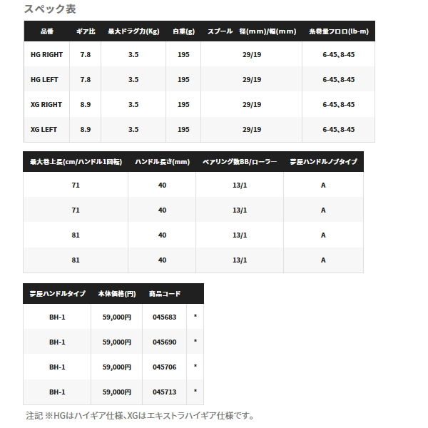 画像: 【送料サービス】 ≪'23年4月新商品！≫ シマノ '23 カルカッタコンクエスト BFS XG (左) 【小型商品】