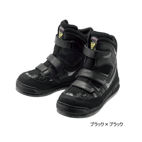 画像1: ××2024/10今季生産終了 ≪'23年6月新商品！≫ がまかつ フェルトスパイクシューズ(パワータイプ) GM-4514 ブラック×ブラック 4Lサイズ [6月発売予定/ご予約受付中]