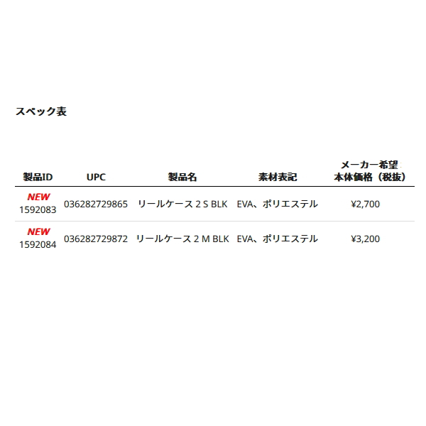 画像: ≪'23年3月新商品！≫ アブガルシア リールケース2 ブラック Sサイズ [3月発売予定/ご予約受付中] 【返品不可】