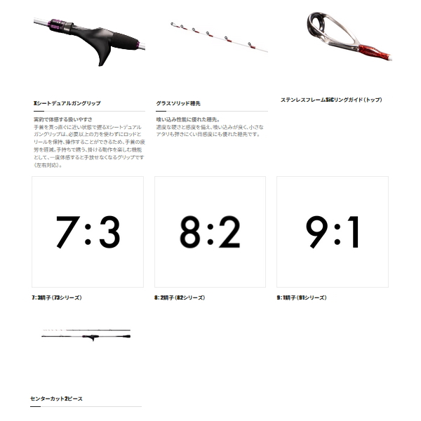 画像3: ≪'23年7月新商品！≫ シマノ '23 サーベルマスター TT 82 HH170 〔仕舞寸法 88.6cm〕 【保証書付き】 [7月発売予定/ご予約受付中]