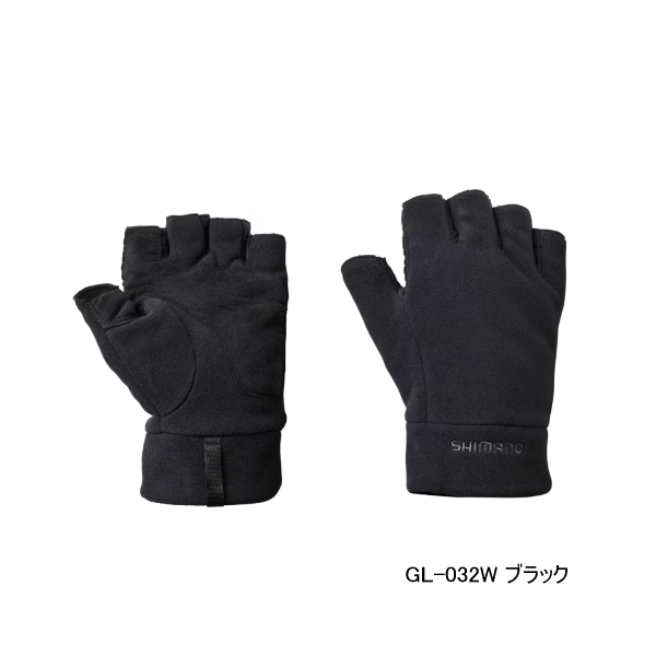 画像1: ≪'23年9月新商品！≫ シマノ ゴアテックス ウィンドストッパー(R) フリース グローブ 5 GL-032W ブラック Mサイズ [9月発売予定/ご予約受付中]