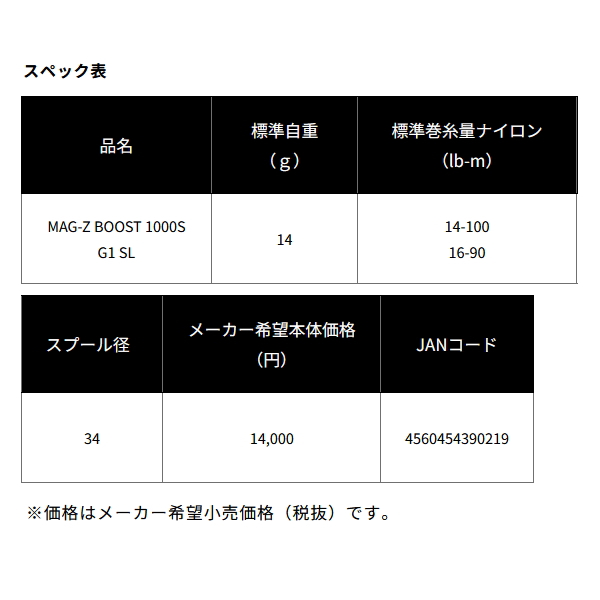 画像: ≪'23年9月新商品！≫ ダイワ SLPW RCSB MAG-Z ブースト 1000S スプール G1 シルバー [9月発売予定/ご予約受付中] 【返品不可】 【小型商品】