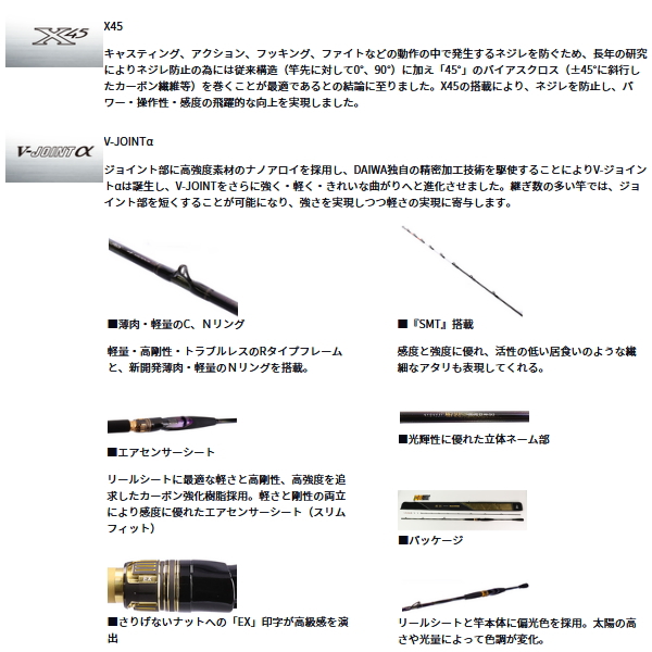 画像3: ≪'23年9月新商品！≫ ダイワ 極鋭 ヒラメ EX S/MH-272 〔仕舞寸法 141cm〕 【保証書付き】【大型商品1/代引不可】