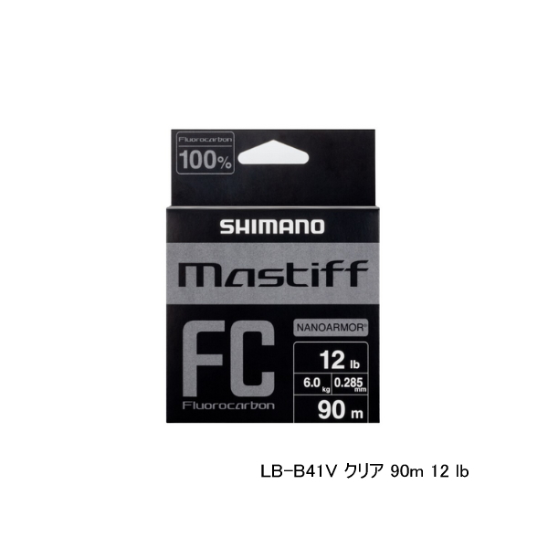 画像1: ≪'23年3月新商品！≫ シマノ マスティフ FC LB-B41V 90m 10LB クリア