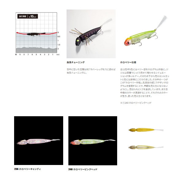 画像3: ≪'23年3月新商品！≫ シマノ バンタム ジジル 70 ZT-207Q 019 エナジーチャート 70mm/4g 【2個セット】 【小型商品】