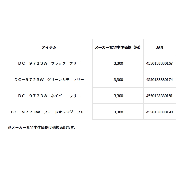 画像: ≪'23年10月新商品！≫ ダイワ リバーシブルビーニーキャップ DC-9723W グリーンカモ フリーサイズ