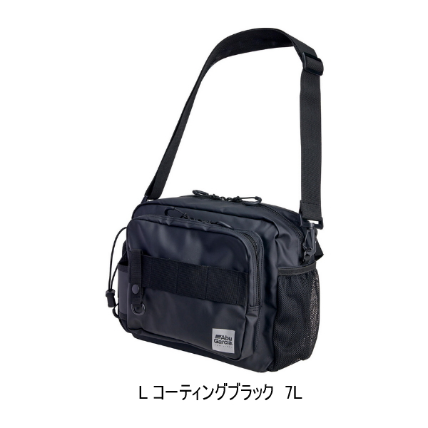 画像1: ≪'24年2月新商品！≫ アブガルシア アングラーヒップバッグ L コーティングブラック 7L 【返品不可】