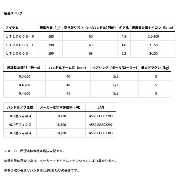 画像: ≪'24年3月新商品！≫ ダイワ 月下美人 X LT2000S 【小型商品】