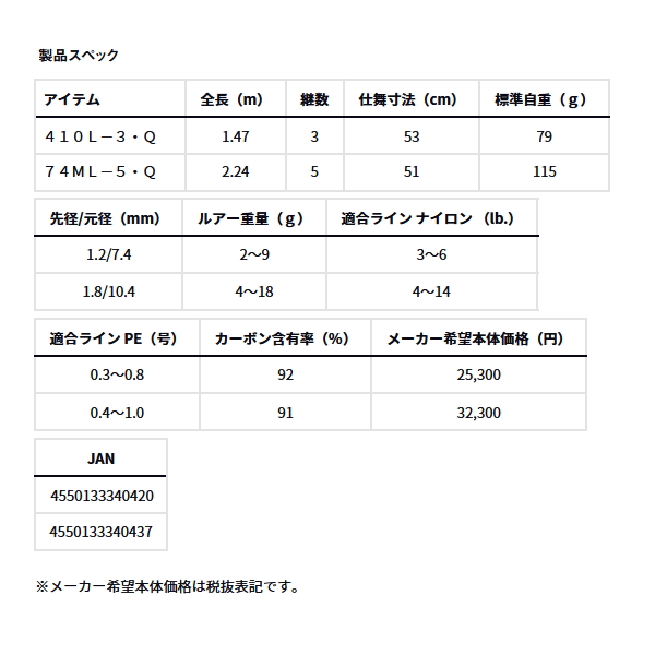 画像: ≪'23年12月新商品！≫ ダイワ ワイズストリーム 410L-3・Q 〔仕舞寸法 53cm〕 【保証書付き】