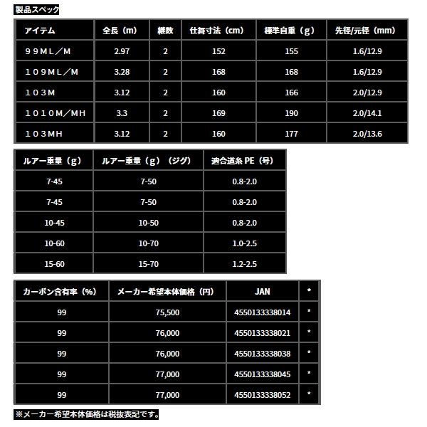 画像: ≪'24年3月新商品！≫ ダイワ オーバーゼア EX 99ML/M 〔仕舞寸法 152cm〕 【保証書付き】【大型商品1/代引不可】