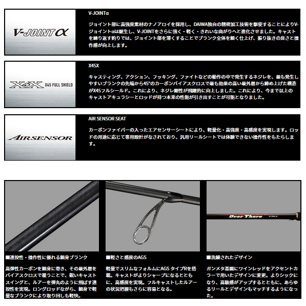 画像3: ≪'24年3月新商品！≫ ダイワ オーバーゼア EX 103MH 〔仕舞寸法 160cm〕 【保証書付き】【大型商品1/代引不可】