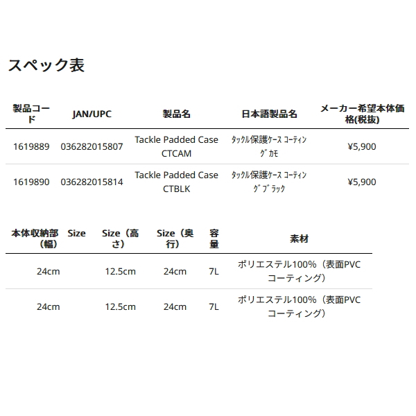 画像: ≪'24年2月新商品！≫ アブガルシア タックル保護ケース コーティングブラック 7L 【返品不可】