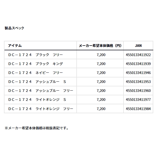 画像: ≪'24年4月新商品！≫ ダイワ ゴアテックス ハット DC-1724 アッシュブルー フリーサイズ