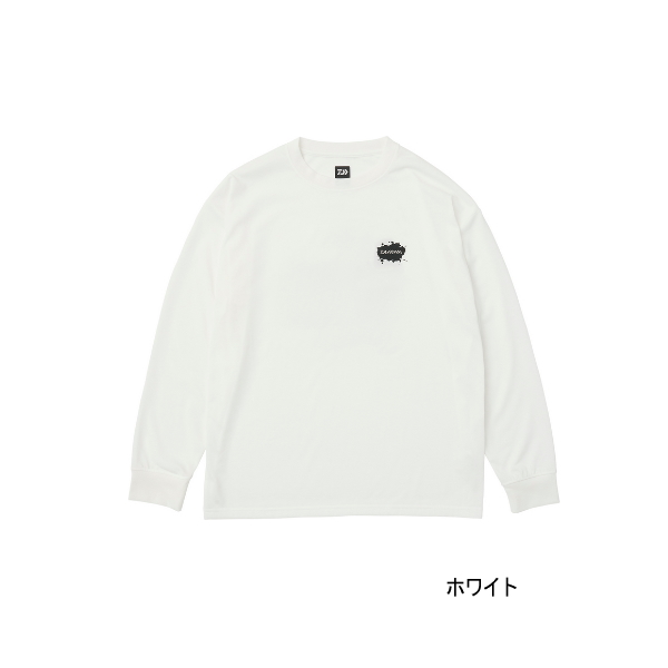 画像1: ≪'24年8月新商品！≫ ダイワ ロングスリーブインク イカスミ DE-8824 ホワイト Lサイズ