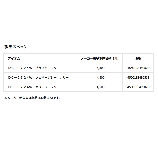 画像: ≪'24年9月新商品！≫ ダイワ ダンロテック(R) ニットキャップ DC-9724W フェザーグレー フリーサイズ