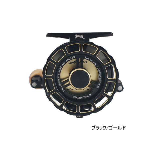 画像1: 【送料サービス】 ≪'24年11月新商品！≫ 黒鯛工房 カセ筏師 THE アスリート ラガー P70 BG(右) ブラック/ゴールド [11月発売予定/ご予約受付中] 【小型商品】