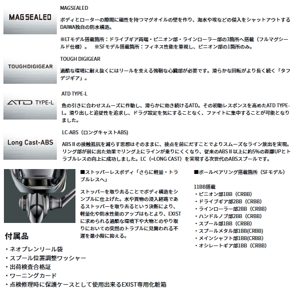 画像4: ダイワ イグジスト SF2500SS 【小型商品】