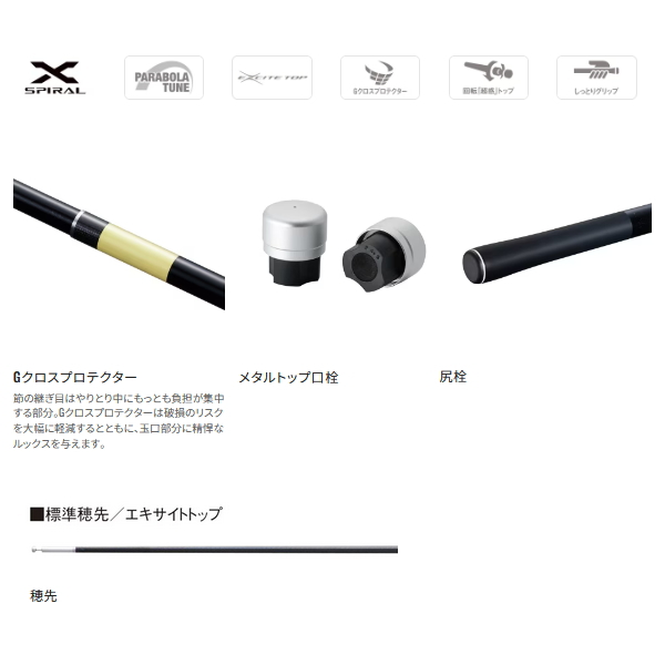 画像2: ≪'25年1月新商品！≫ シマノ '25 アドバンスフォース 急瀬 100 〔仕舞寸法 142.5cm〕 【保証書付き】 [1月発売予定/ご予約受付中] 【大型商品1/代引不可】