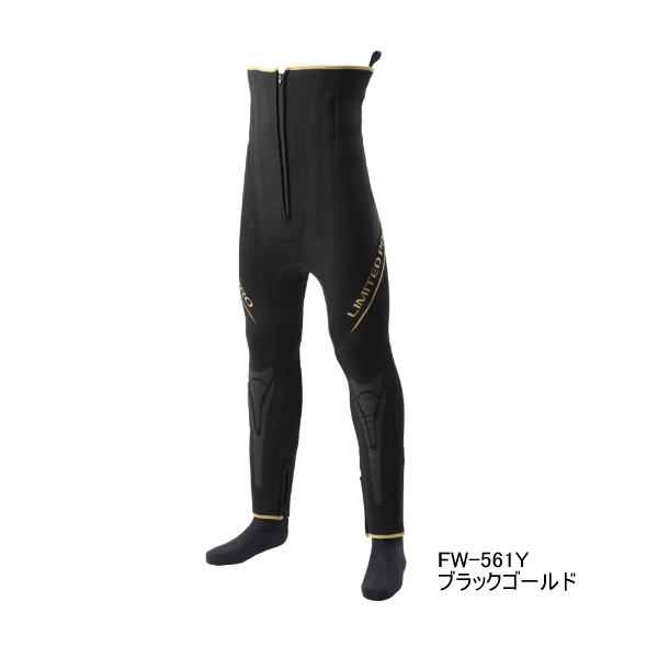 画像1: ≪'25年3月新商品！≫ シマノ リミテッド プロ フィットウェーダー 中丸 3.0 FW-561Y ブラックゴールド MAサイズ [3月発売予定/ご予約受付中]