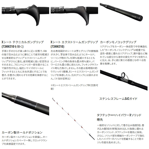 画像3: ≪'25年6月新商品！≫ シマノ '25 ミッドゲーム XR 73H230 〔仕舞寸法 159.4cm〕 【保証書付き】 [6月発売予定/ご予約受付中] 【大型商品1/代引不可】