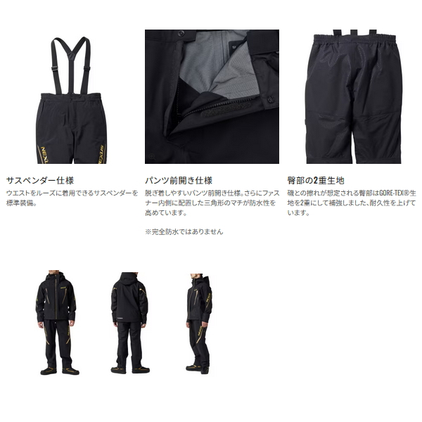 画像4: ≪'25年3月新商品！≫ シマノ ネクサス ゴアテックス レインスーツ RA-101X グレー 2XLサイズ [3月発売予定/ご予約受付中]