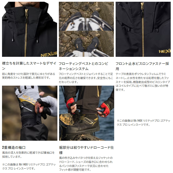 画像3: ≪'25年3月新商品！≫ シマノ ネクサス ゴアテックス レインスーツ RA-101X グレー 2XLサイズ [3月発売予定/ご予約受付中]