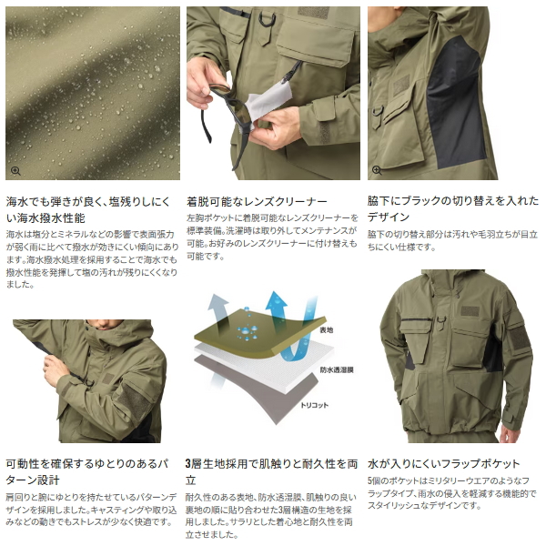 画像3: ≪'25年3月新商品！≫ シマノ ESレインジャケット 03 RA-023Y パープル 2XLサイズ [3月発売予定/ご予約受付中]