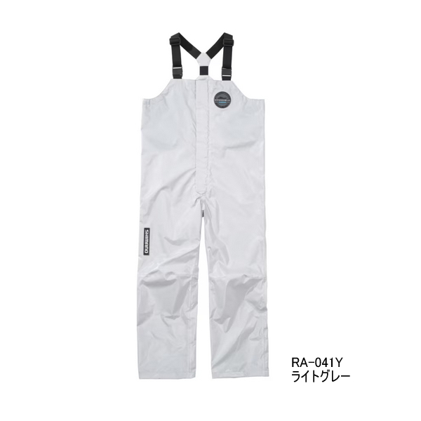 画像1: ≪'25年4月新商品！≫ シマノ ULイージーケア ビブ 05 RA-041Y ライトグレー Mサイズ [4月発売予定/ご予約受付中]