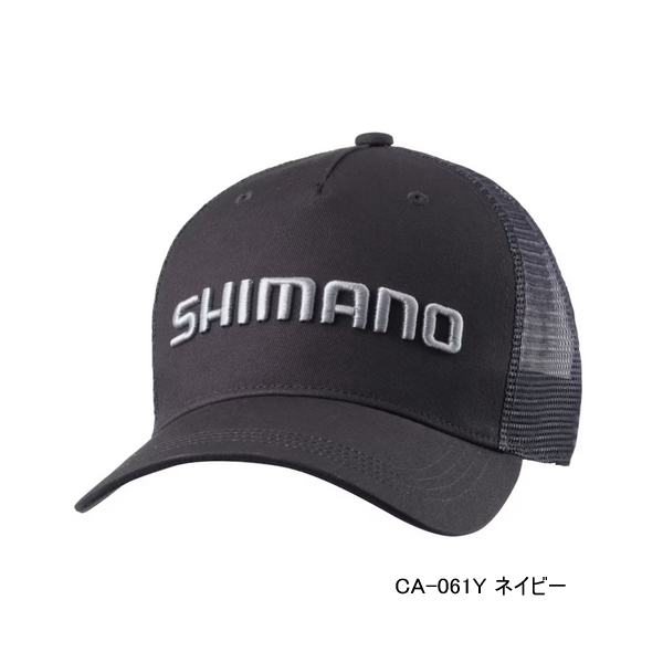 画像1: ≪'25年3月新商品！≫ シマノ スタンダード メッシュキャップ CA-061Y ネイビー Lサイズ [3月発売予定/ご予約受付中]