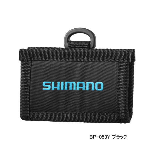 画像1: ≪'25年3月新商品！≫ シマノ ダストポーチ (ピンタイプ) BP-053Y ブラック Mサイズ [3月発売予定/ご予約受付中]