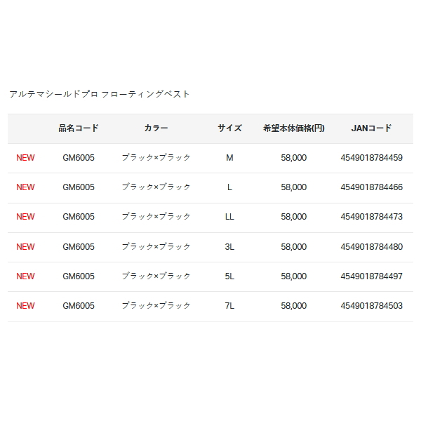 画像: ≪'25年6月新商品！≫ がまかつ アルテマシールドプロ フローティングベスト GM-6005 ブラック×ブラック LLサイズ [6月発売予定/ご予約受付中]