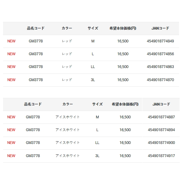 画像: ≪'25年4月新商品！≫ がまかつ UDジップシャツ GM-3778 レッド Lサイズ [4月発売予定/ご予約受付中]