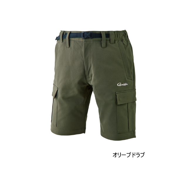 画像1: ≪'25年3月新商品！≫ がまかつ フィッシングショーツ(カーゴタイプ) GM-3771 オリーブドラブ Mサイズ
