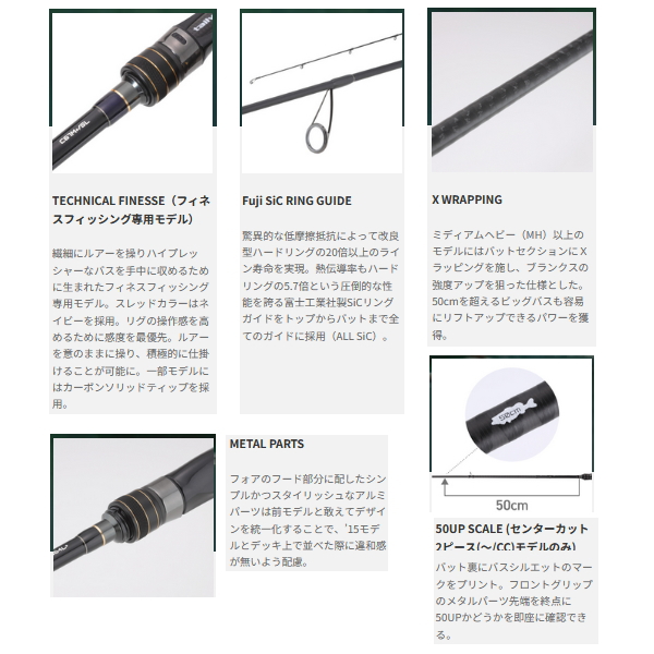 画像3: ≪'25年4月新商品！≫ テイルウォーク（tail walk） フルレンジ C69MH/CC 〔仕舞寸法 106cm〕 【保証書付き】 [4月発売予定/ご予約受付中]