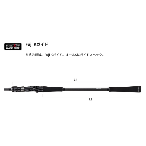 画像2: ≪'25年5月新商品！≫ アルファタックル（alpha tackle） 海人 関西リージョナル 加太マダイアジ 250M 〔仕舞寸法 128cm〕 [5月発売予定/ご予約受付中]