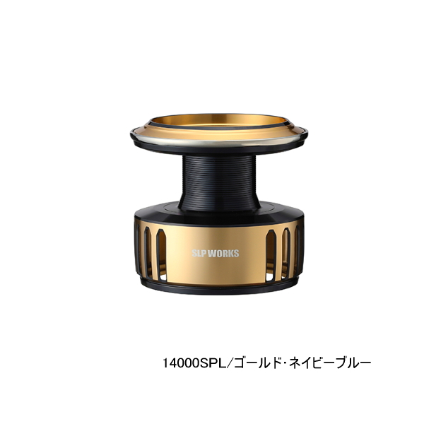 画像1: ≪'25年5月新商品！≫ ダイワ SLPW 25 ソルティガ スプール 14000SPL ゴールド/ネイビー [5月発売予定/ご予約受付中] 【返品不可】 【小型商品】