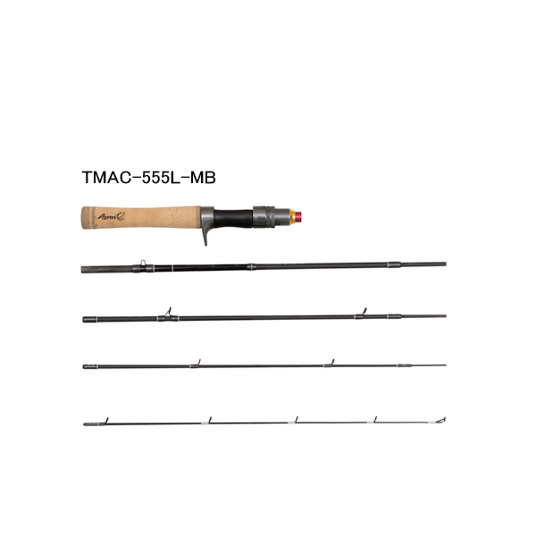 画像1: ≪'25年2月新商品！≫ アブガルシア トラウティン マーキス アスレイ TMAC-555L-MB 〔仕舞寸法 39.7cm〕 【保証書付き】 【返品不可】