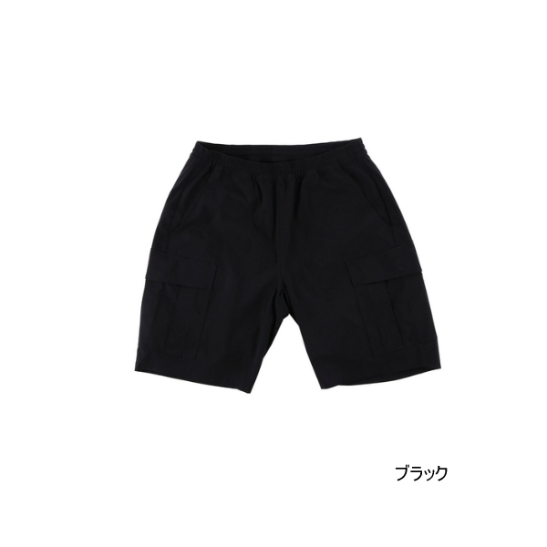 画像1: ≪'25年5月新商品！≫ アブガルシア ウォーターレジスタント フィッシングカーゴショートパンツ ブラック XLサイズ [5月発売予定/ご予約受付中] 【返品不可】
