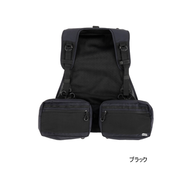 画像1: ≪'25年4月新商品！≫ アブガルシア マウンテンストリーム FW フィッシングベスト ブラック フリーサイズ [4月発売予定/ご予約受付中] 【返品不可】