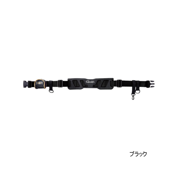 画像1: ≪'25年4月新商品！≫ がまかつ 鮎ベルト(幅広・ワンタッチ) GM-2629 ブラック フリーサイズ [4月発売予定/ご予約受付中]