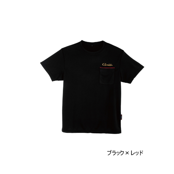 画像1: ≪'25年3月新商品！≫ がまかつ KM Tシャツ GM-3780 ブラック×レッド LLサイズ