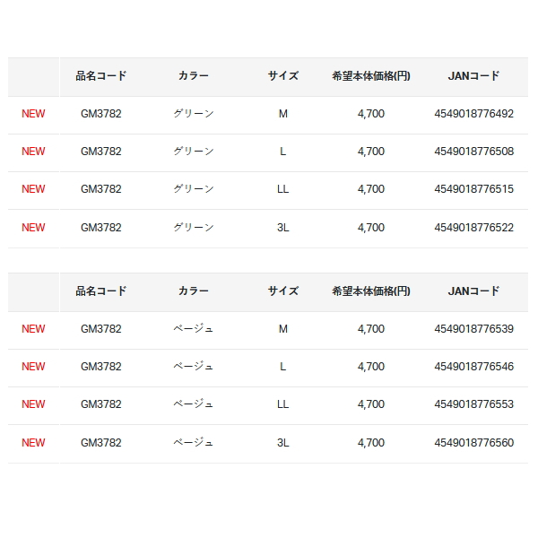画像: ≪'25年2月新商品！≫ がまかつ Tシャツ(食物連鎖) GM-3782 ベージュ 3Lサイズ
